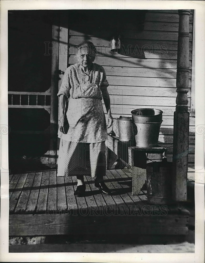 1939 Press Photo Denton, Mo Mrs Steel charged with murder of baby Bertha Uber - Historic Images