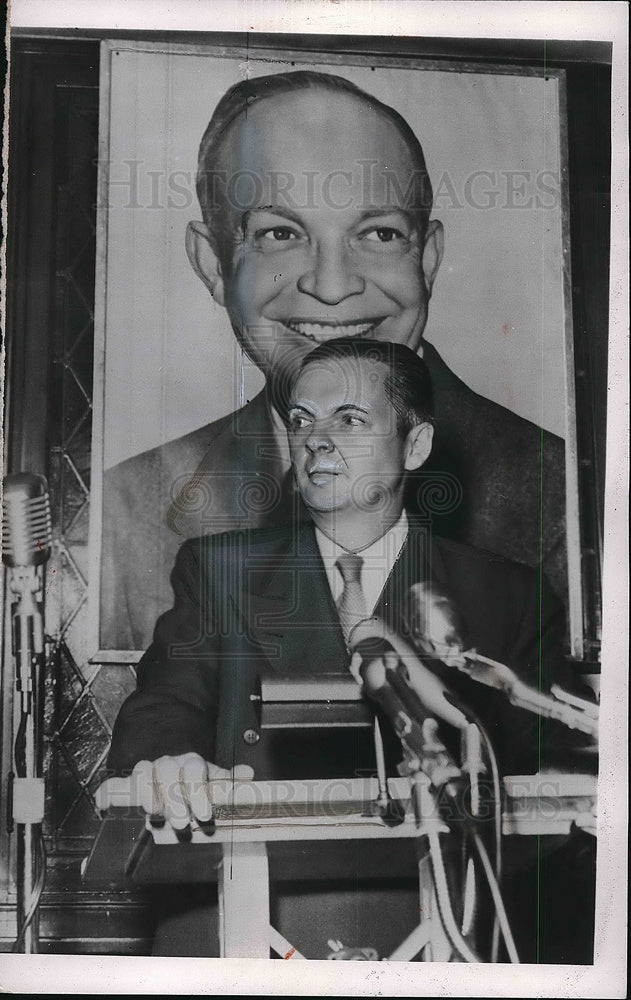 1954 Chicago, Ill William Stratton at GOP fund raising dinner - Historic Images