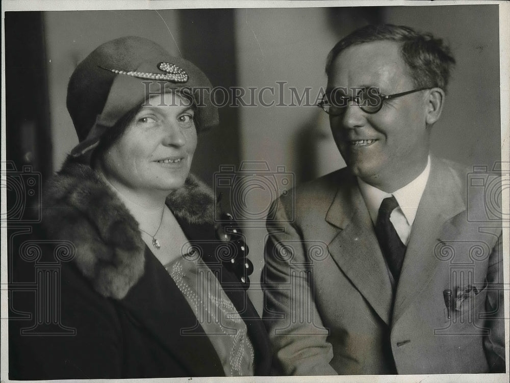 1931 Press Photo Reverend &amp;Mrs RP Sculer - Historic Images