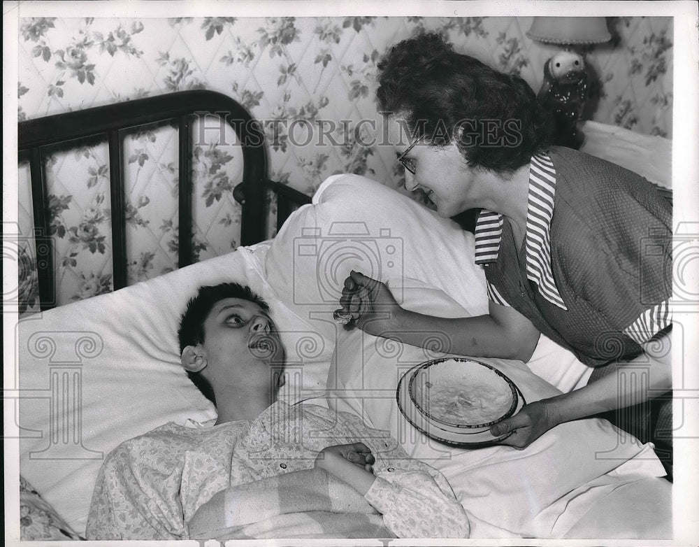 1955 Press Photo Paul Soma he Has Sleeping Sickness - nea98364 - Historic Images