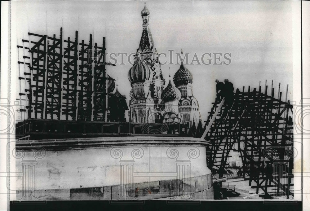 1967 Press Photo St. Bazil&#39;s Cathedral in Moscow - nea98501-Historic Images