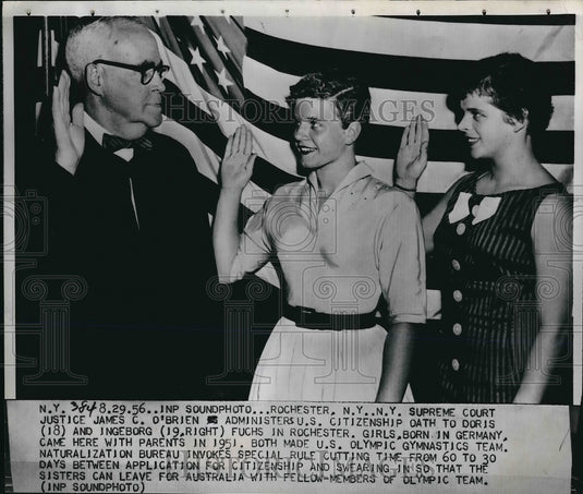 1956 N.Y. Supreme Court Hustice James C. O'Brien  - Historic Images