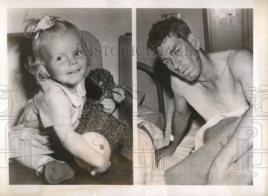 1948 Press Photo Leroy Wilson with his daughter - nea98867 - Historic Images