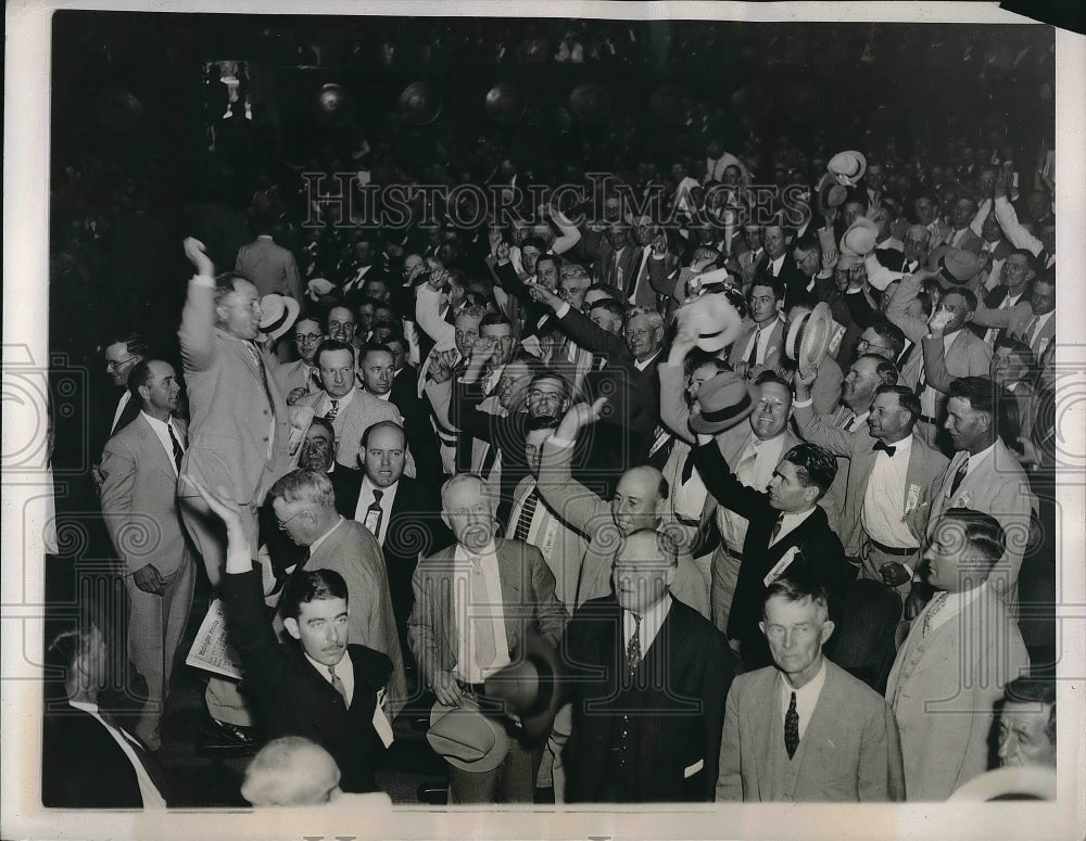 1935 Press Photo New Deal Farm program delegates in D.C. - Historic Images