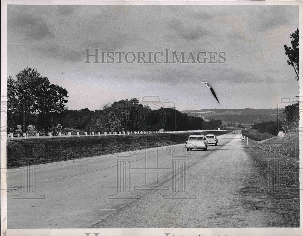 1955 Ohio Turnpile  - Historic Images