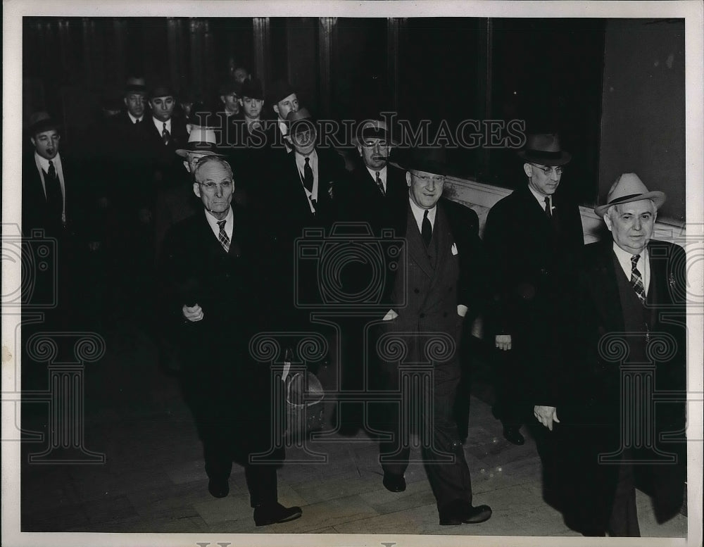 1938 Jury in John Henry Sealund Kidnapping Case  - Historic Images