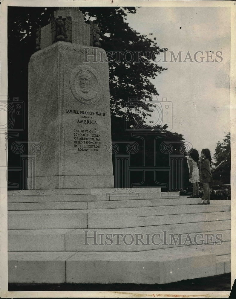 1932 Samuel Francis Smith Memorial Detroit Michigan  - Historic Images