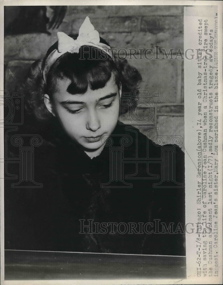1948 Shirley Sorenson Saved Life of Child She Babysat  - Historic Images
