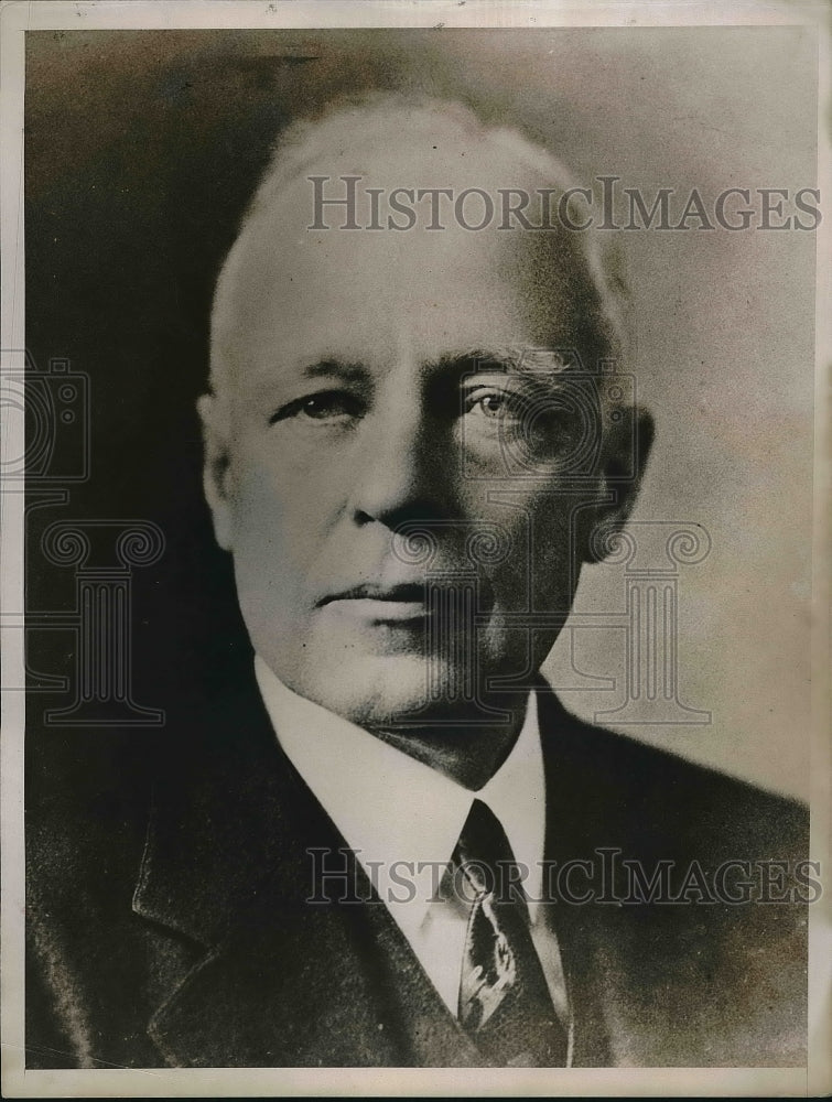 1937 Press Photo Portrait Businessman Clifford P. Smut - nea99504-Historic Images