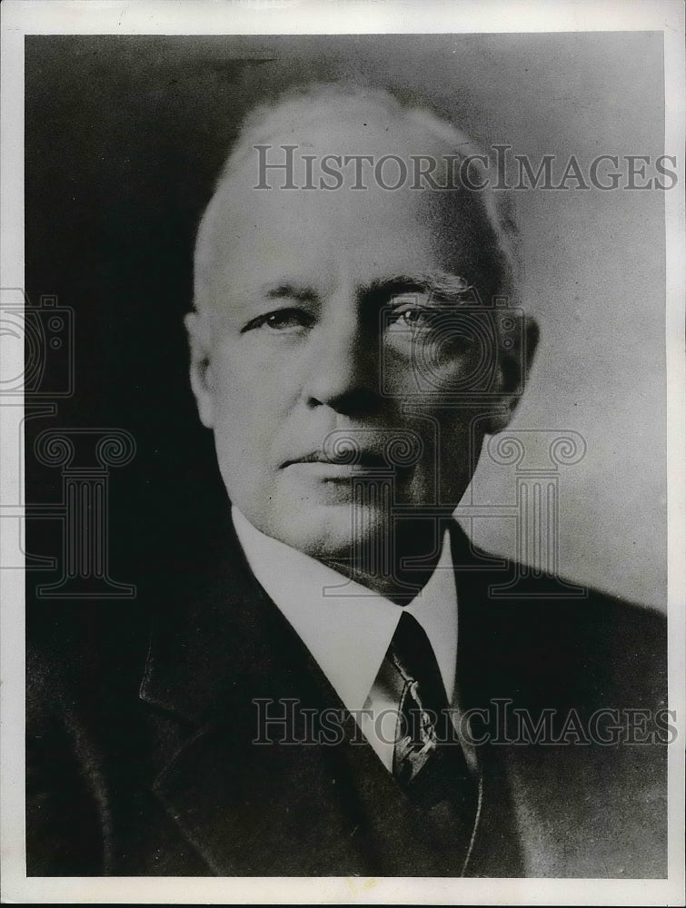 1937 Press Photo Christian Science Church Elected President Clifford Smith - Historic Images