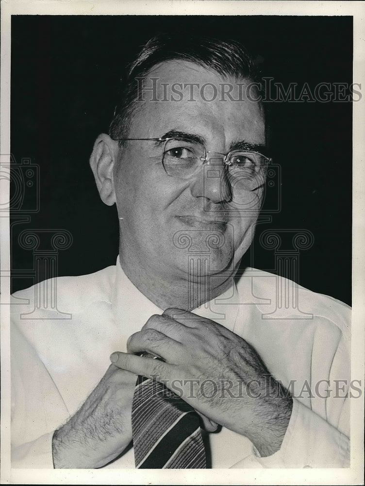 1941 Press Photo banker G. Wyle Overly also a Ringling Bros. Circus clown - Historic Images