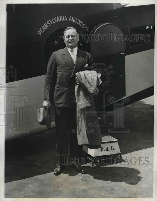 1933 Press Photo James O'Connor Appointed Comptroller of Currency By Roosevelt - Historic Images