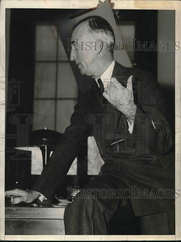 1938 Senator James Byrnes Chairman Reorganization Committee - Historic Images
