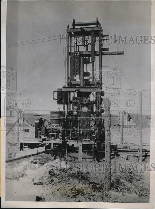1934 Press Photo Run Train by Radio Power Santa Fe Railway - Historic Images