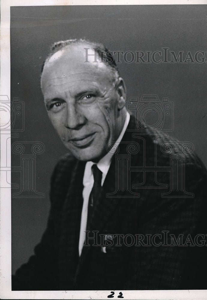 1964 Press Photo George Kozek, Security chairman - nea99868 - Historic Images