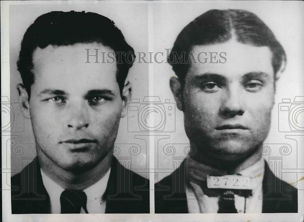 1934 Two Kidnappers Joe Burleson and Homer McCoy.  - Historic Images