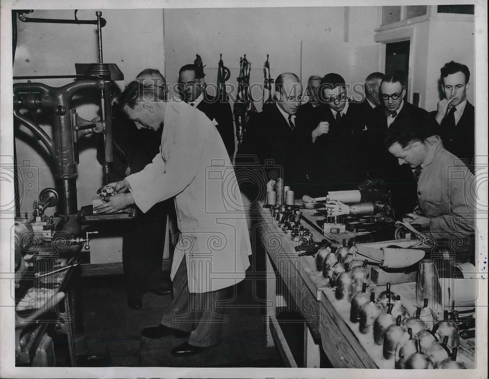 1947 Press Photo Britain&#39;s Minister of Pensions J.B. Hynd- Historic Images