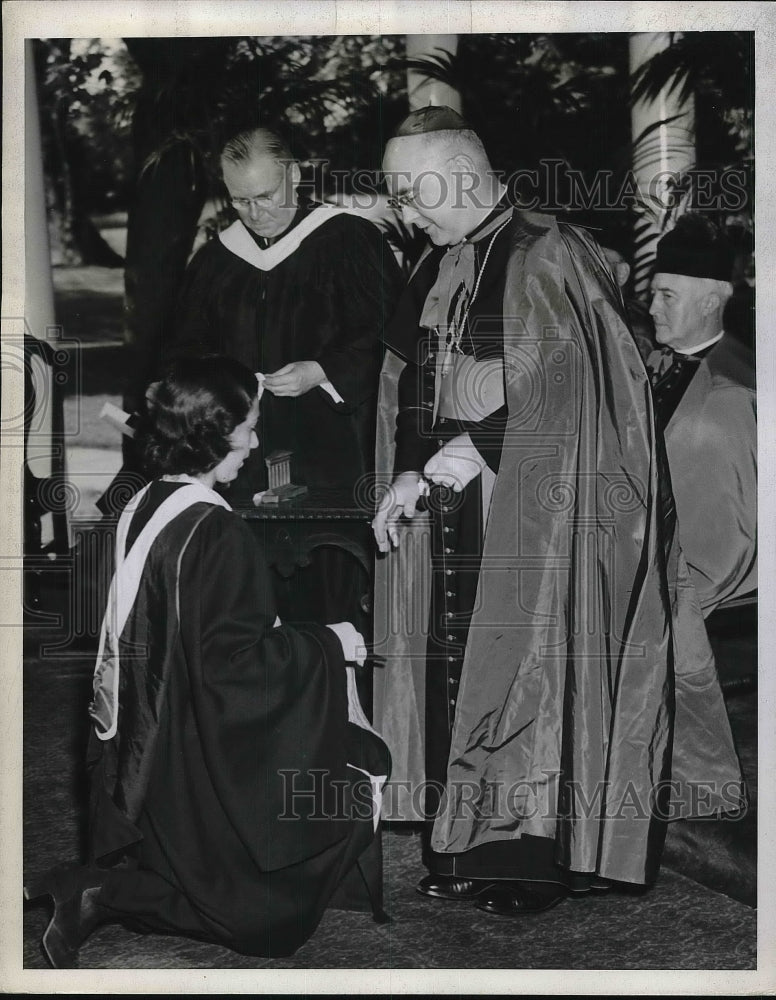 1944 Press Photo Archbishop Francis Spellman of New York - Historic Images