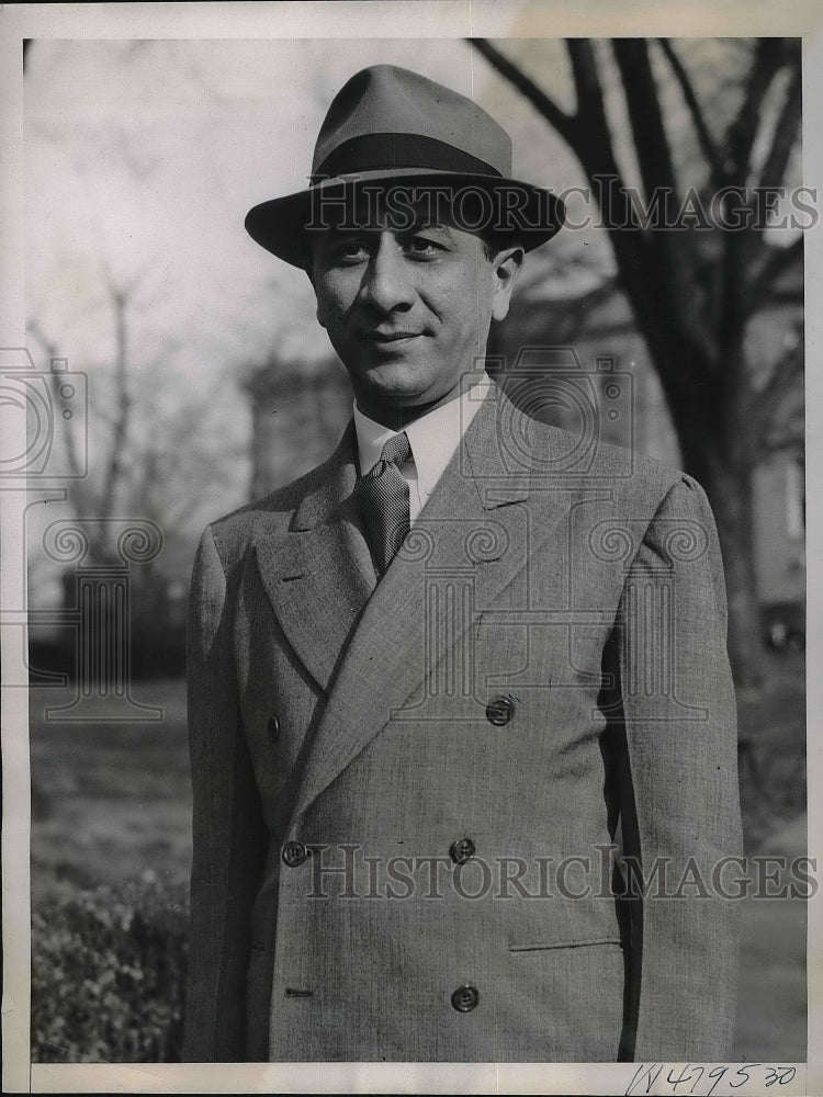 1938 Press Photo Irvin Goldstein, former Asst US States Atty - Historic Images