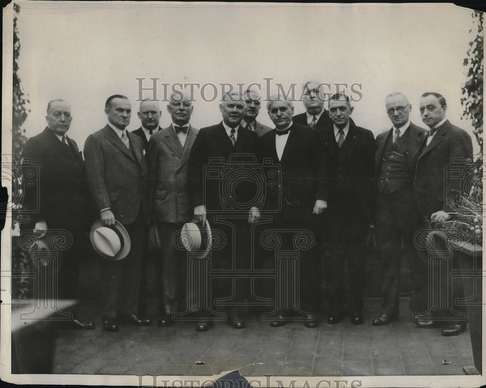 1931 Press Photo James Wilson,Frank Duffy,Martin F. Ryan,Arthur Wharton - Historic Images