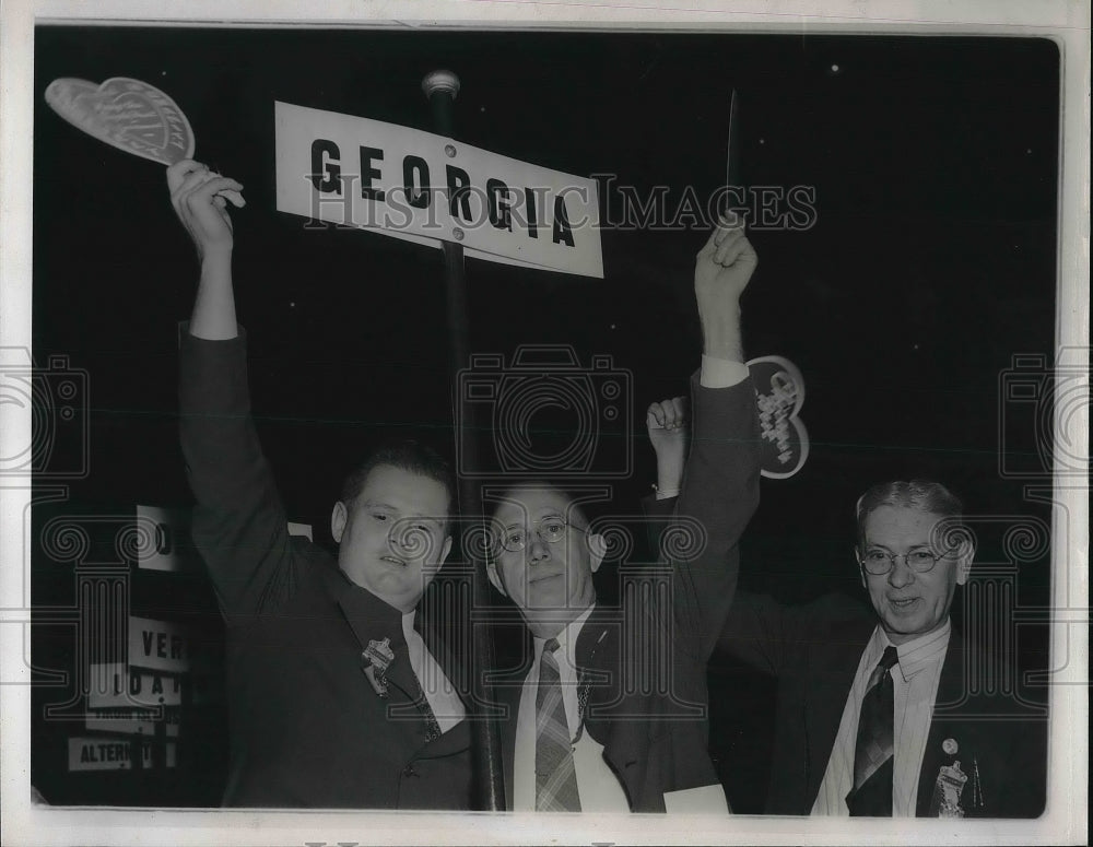 1940 Press Photo State Senator V.C. Daves &amp; State Senator Paul Lindsey - Historic Images