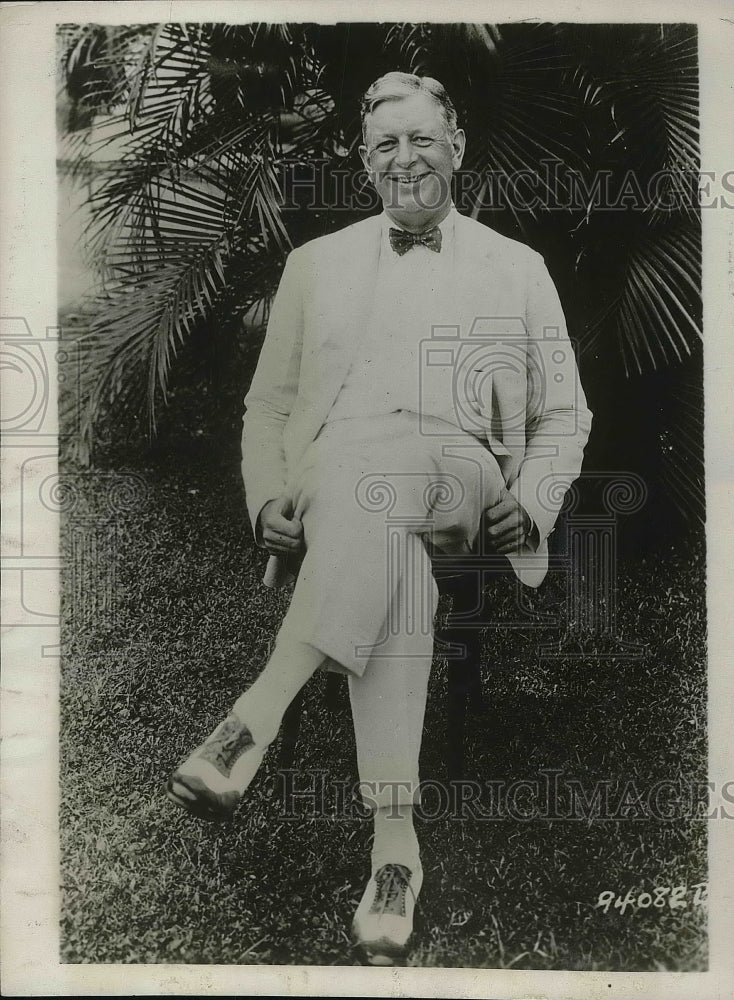 1929 Hon. Dwight Davis former sec. of war  - Historic Images