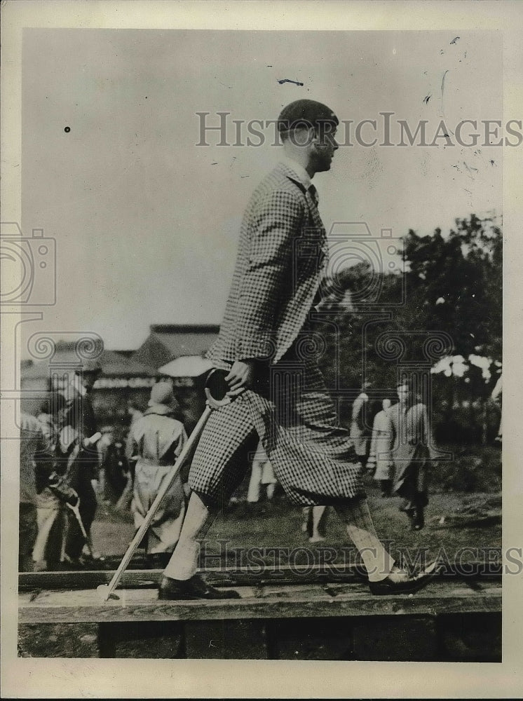 1931 Press Photo Prince of Wales at British Open Golf Championship, Scotland - Historic Images