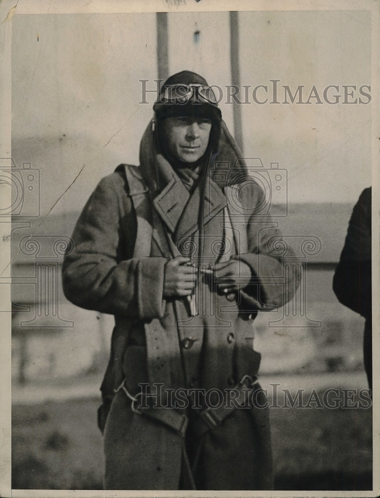 Prince of Wales Flies Plane from Marseilles - Historic Images