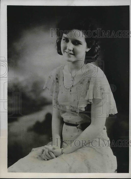 1933 Press Photo Marie Schwaner Winner Of "Queen Of The Ozarks" At World Fair - Historic Images