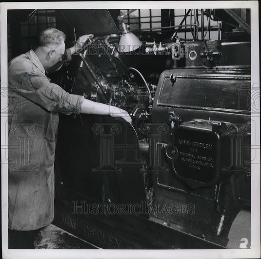 1940 George Pierson Foreman Automatic Dept. Warner & Swasey Company - Historic Images