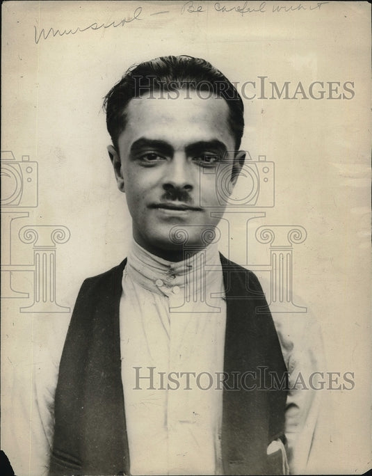 1923 Press Photo Benjamin Preleu yung India that was saved by the Salvation army - Historic Images