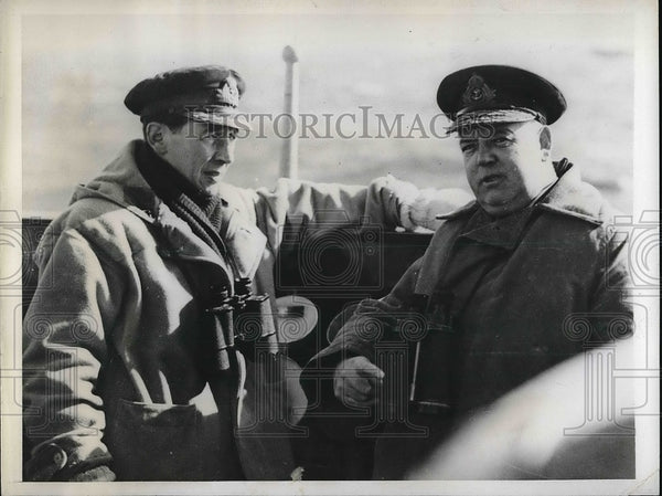 1942 Rear Admiral Bonham Carter, Capt. H. Faulkner - Historic Images