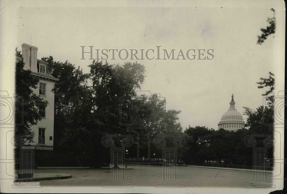 1922 Press Photo Old brick Capitol bldg new HQ for Natl Women&#39;s Party - Historic Images