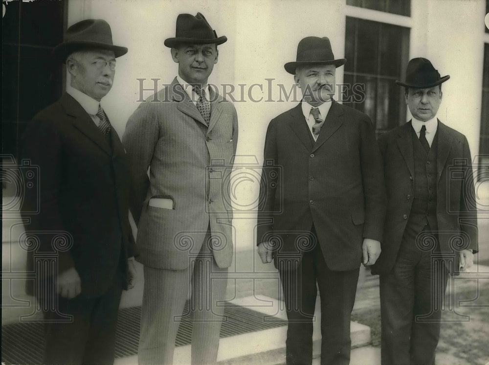 1922 S. Wallace Dempsey, Senators Wadsworth, Calder, Luther W. Mott - Historic Images