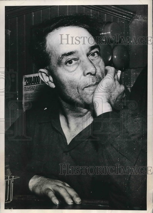 1949 Press Photo Frank Chase Arrested for Torturing his Veteran Step Son - Historic Images