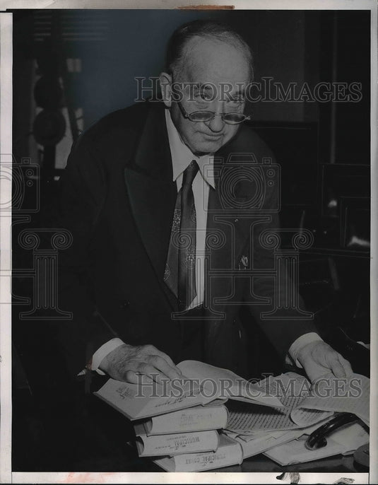 1942 David Rathbone, Printer Convicted, Libel of President Roosevelt - Historic Images