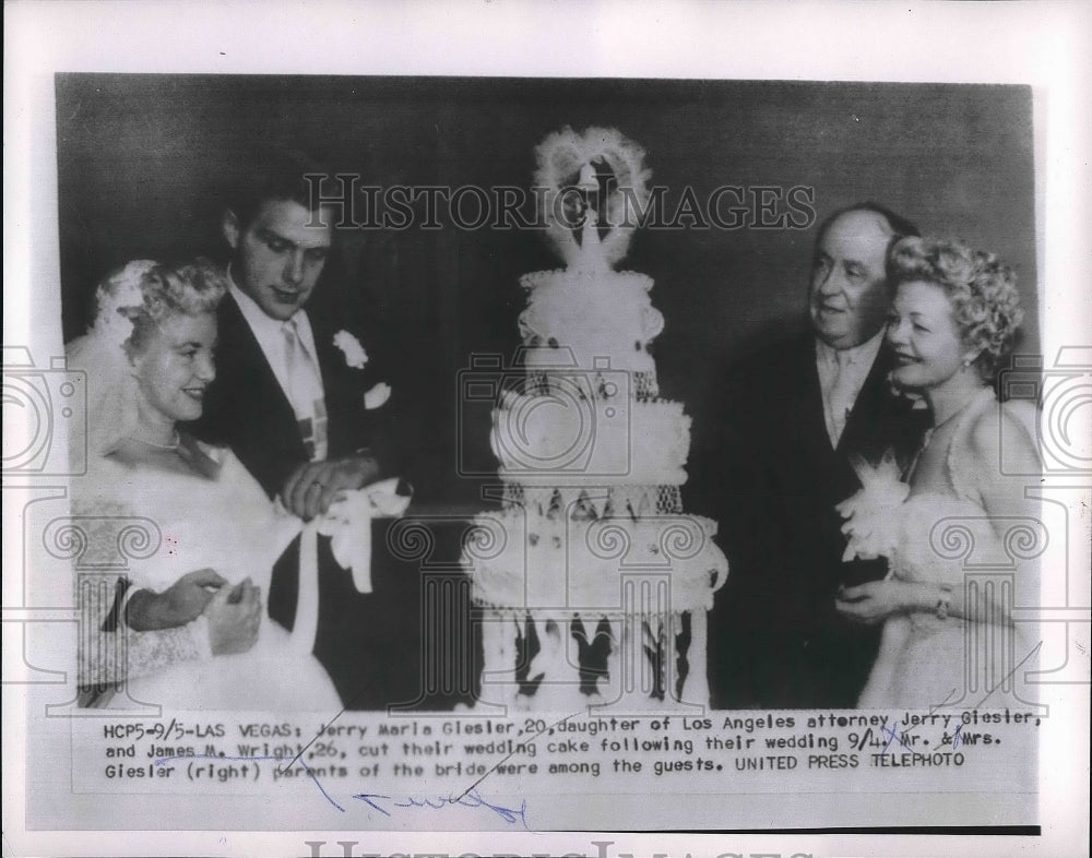 1954 Press Photo Jerry Maria Glesler Daughter of LA Attorney - neb04213 - Historic Images