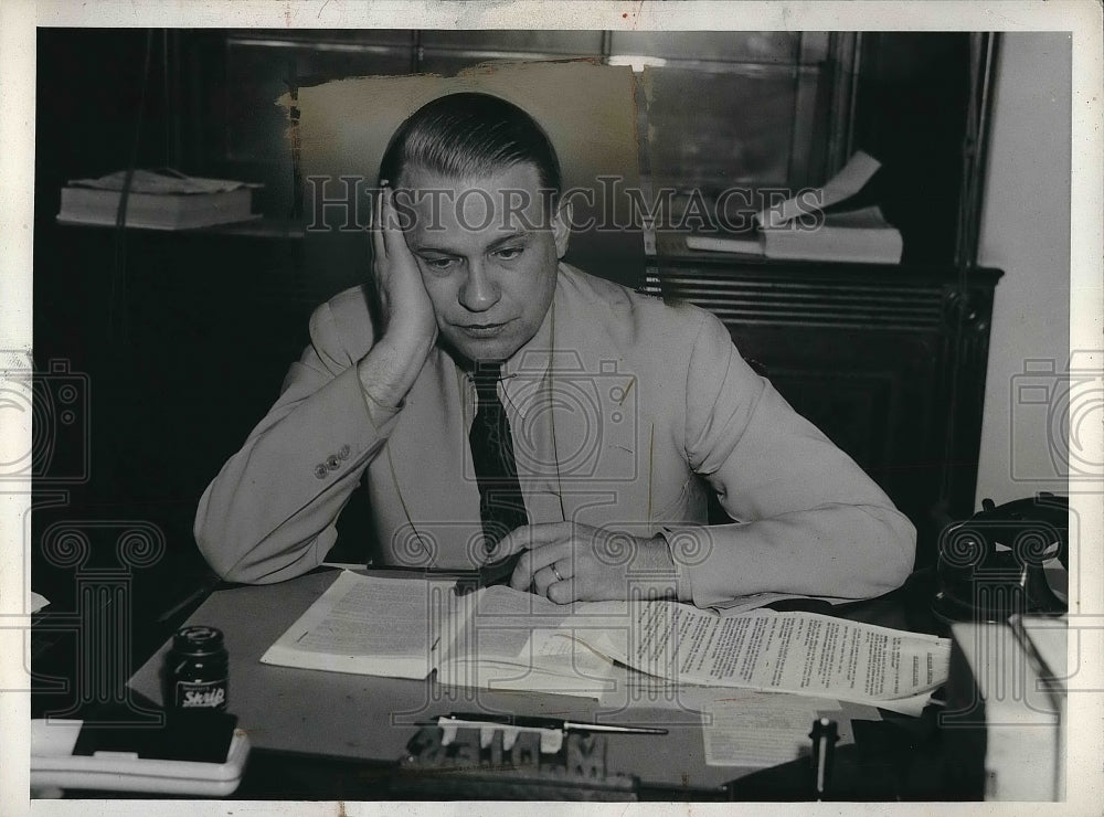 1938 Press Photo Representative Martin Dies Jr. of Texas second district. - Historic Images