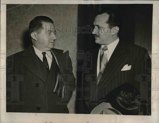1949 Press Photo Max Zuckerman Named By Grand Jury As Defendant-Historic Images