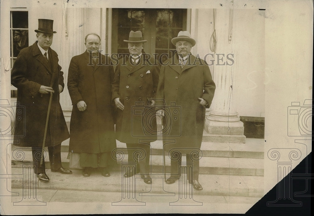 1927 Press Photo Distinguished Germans Visit President Coolidge - Historic Images