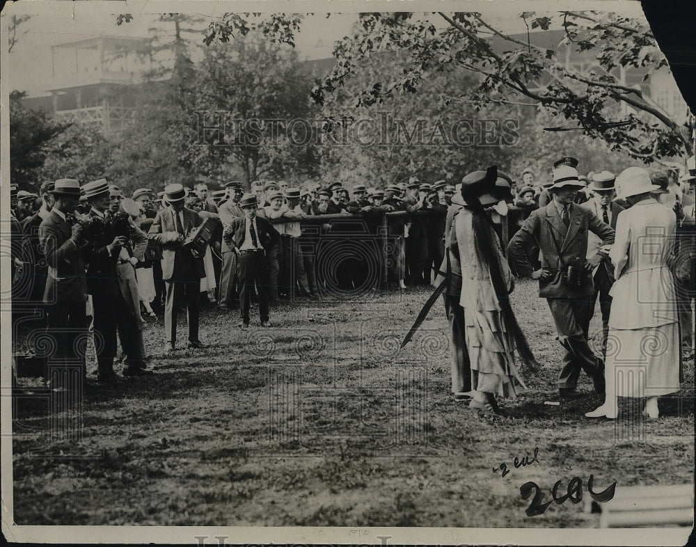 1924 Press Photo The Prince of Wales at an Internation race - Historic Images