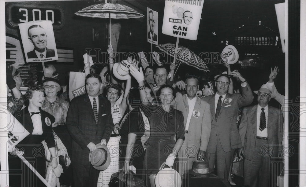 1956 Chicago, Ill OK delegation to Democratic Natl Convention - Historic Images