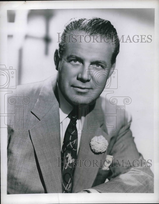 1952 Press Photo Horace Heidt on "The American Way" - neb05179 - Historic Images