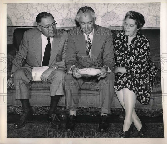 1946 Press Photo Russell Sprague GOP National Committee at Republican Convention - Historic Images