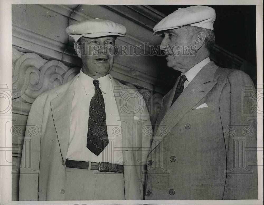 1938 Press Photo Senator Robert Bulkley &amp; Senator Walter George - Historic Images