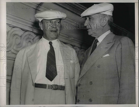 1938 Press Photo Senator Robert Bulkley & Senator Walter George - Historic Images