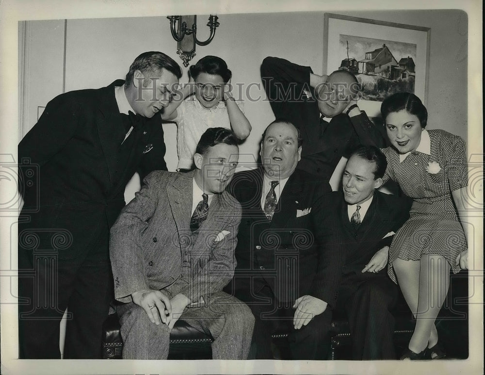 1939 Press Photo Backing Stephen Foster Memorial Stamp Bill - Historic Images