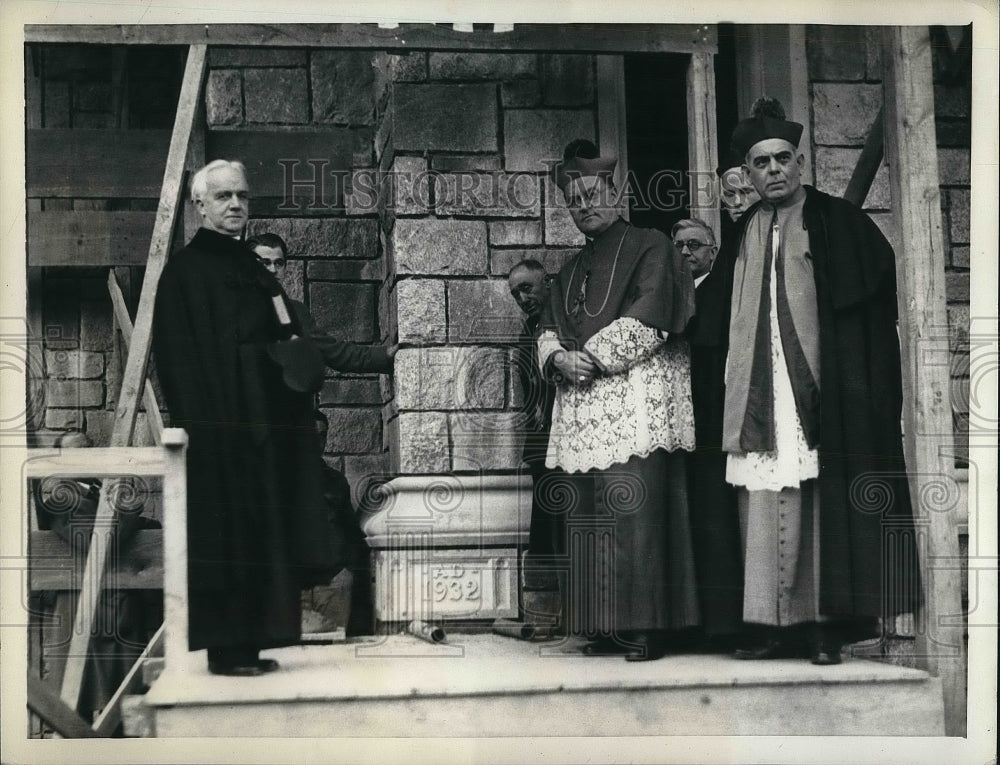 1932 Archbishop Michael Curley &amp; Rev Mgr James Ryan - Historic Images