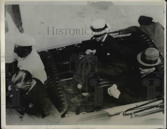 1931 Press Photo Prince of Wales, Prince George, Sir Edward Stubbs, Jamaica - Historic Images