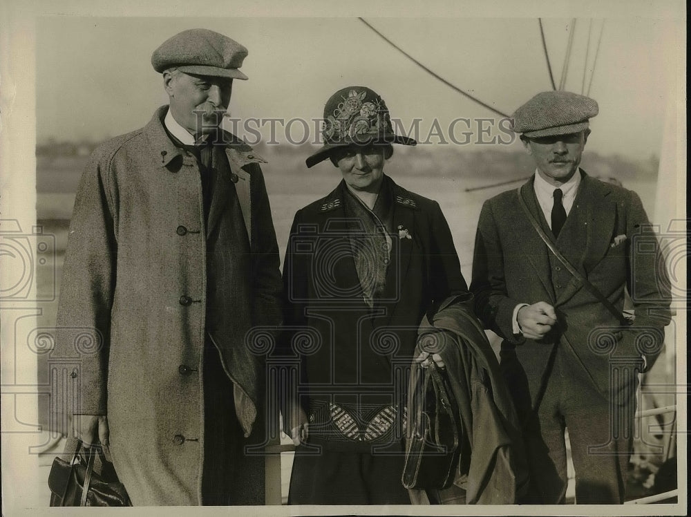 1926 Press Photo Sir Neville &amp; Lady Willinson &amp; Earl of Wicklow - Historic Images